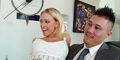 Swinger Spouses Watch In Joy As Fallon Sucks And Rides Cock With Fallon West