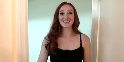 21yo Light Eyed Red head Amber Butt Fucked In First Casting Ever!