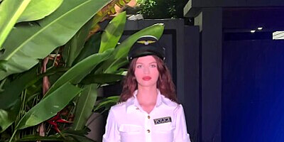 the only thing police girl found is my DICK