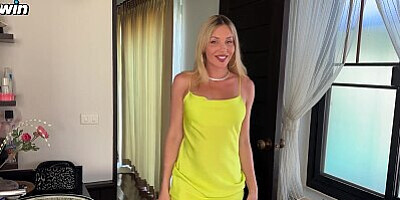 Stepmom bought too sexy dress, had to suck and fuck
