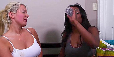 Busty Ebony Pornstar Lickable Stylez Fucks Her Black Slit With A Dildo