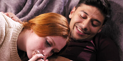 ...Fuck from stepbrother for slim redhead Scarlet Skies...