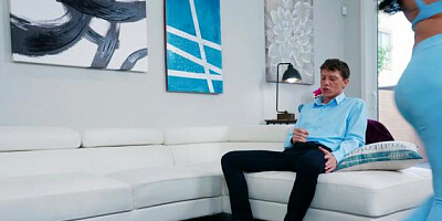 ...Brazzers: Rion King Stroking His Wood...