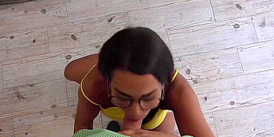 Chloe Lamour And Mr Xy - Hot Babe In Glasses Pays The Landlord