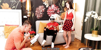 Daddy4k featuring Anie Darling's shaved porn