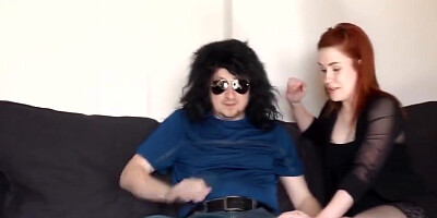 Sexy Red In Frustrated Redhead Wife Needs Help With Her Tiny-dick Husband