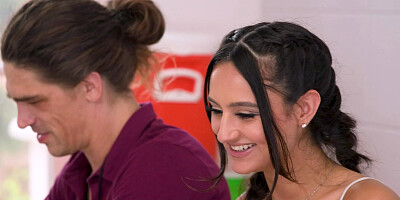 Eliza Ibarra having fun with angry coach