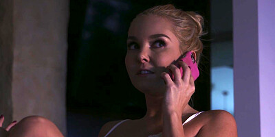 Submissive teen babe gets railed like slut in maledom vid