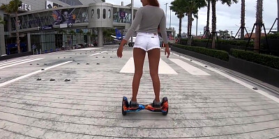 Cherry Lee In Hoverboard Play With Big Ass Asian Girlfriend And Hot Sex At Home
