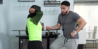 Just look at how busty Hijab babe Violet Gems bounces of my massive cock