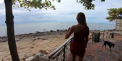 Thai GF motobike ride and fuck at home