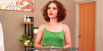 THE WIFE GIVES HAPPY ENDING MASSAGES . Karol Jaram