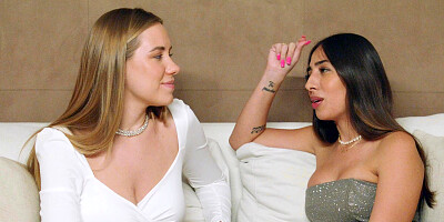 Sapphic goddess Ale Danger and ash-blonde honey Ryana warmth up in 4k XXX porn!