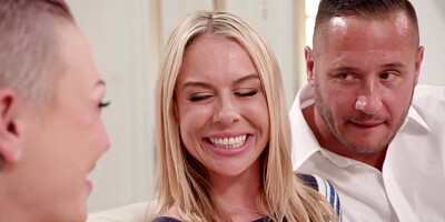 Husband and wife dp fucking hot neighbor