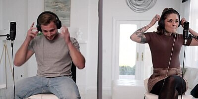 BRUNETTE QUEEN Vanessa Vega Gets Her Tights Enthusiastically Ripped By Nathan Bronson