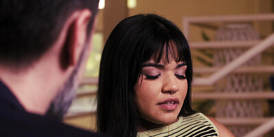 Butler does latin teen stepdaughter anal