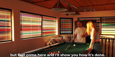 Sexy Ginger Breaks All the Billiard Room Rules