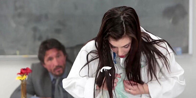 Handsome brunette babe Jenna Reid is ready to fuck hard