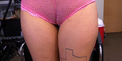 Busty hottie Evie Olson POV fucked from behind by BBC