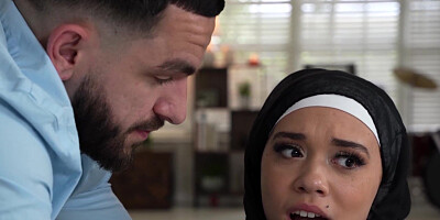 Arab stepsister Willow Ryder seems innocent but her cock starved pussy demands attention