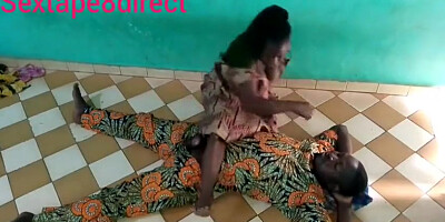 I Fuck My Stepmother-in-law On Tiles In The Living Room While My Wife Is In The Kitchen