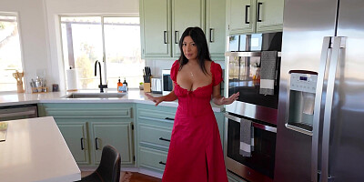 My big titty christian trad wife sister in law cheats on her husband at Thanksgiving - Cami Strella