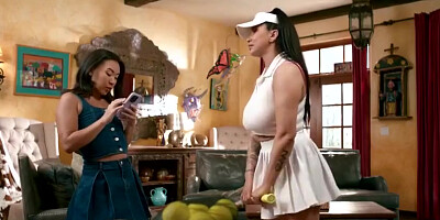 Teen 18+ Scissoring With Busty Stepmom, Romi Rain And Big T