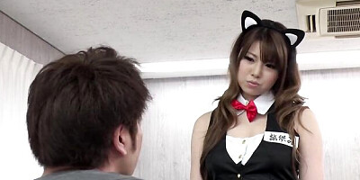 Tough Reika Ichinose and Reika at handjob dirt