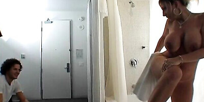 Sexy as hell blonde Sara Jay fucked from behind by big cock