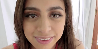 Full-bosomed lady is taking big cock in hairy pussy