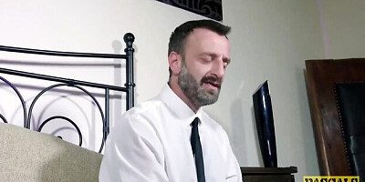 Promiscuous Pascal White at stockings dirt