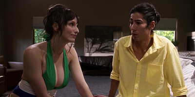 Careful MILF mom giving a naughty lesson