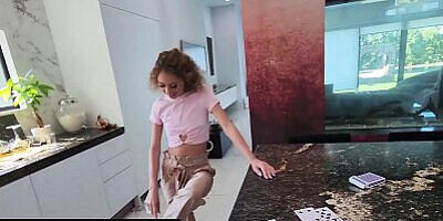 Beautiful Step Daughter Allie Addison Strips Her Clothes After Dirty Game With Step Daddy - DadCrush