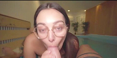 Martin Gun, Kate Pearl And Heli Berry In Morning Walk Led To Hot Poolside Sex With Sexy Italian Beauty Shelena