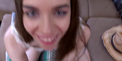 Tali Dova fed cum after hardcore taboo doggystyle banging