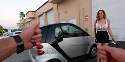 Roadside - Babe With Huge Tits Gets Fucked By The Mechanic