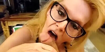 TABOO MILF BIG BOOB THICK MILF STEP MOM TALKS DIRTY while givin BLOWJOB