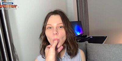 She Decided to Make Porn. First Casting for a Cute 19 year old Amateur