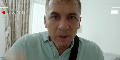 Skinny babe in black stockings wants to show her pussy