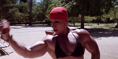 Mrs Sanchez Outrageous Muscular Exhibitionist