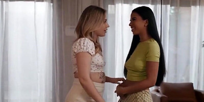 Anna Claire Clouds And Ameena Green In Im Quite Nervous For My 1st Time Lesbian