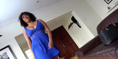 Thick Black MILF Bounces Her Fat Ass On Casting Agents Big White Cock