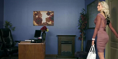 MILF and teen slut have sex with their horny boss in office