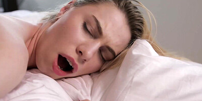 Adorable babe with handcuffs lets her man fuck her face