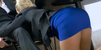Pussylicked Office Secretary Sucking And Cockriding Coworker