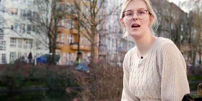 Ally Reveals About Herself And Lets The Glass Slide Deep Inside Her