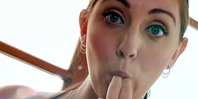Deep Throat Cock in POV (Nickey Huntsman) - Mark White