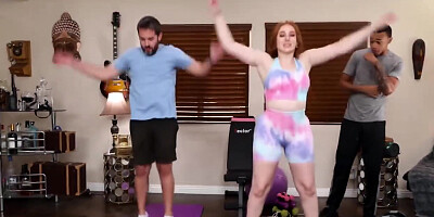 Redhead Girlfriend Cheats With Trainers Big Black Cock - Große Titten