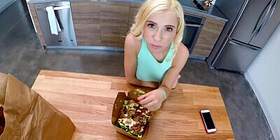 POVD Petite blonde Kenzie Reeves big dick fuck and facial