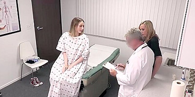 Nurse And Petite Are Next In Line For The Doctors Hard Co With Lilly James And Ailee Anne